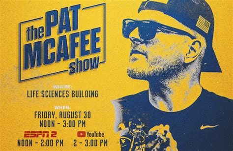 The Pat McAfee Show Live From West Virginia .